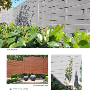 Grijsantraciet VLECHTWERK BOOG enkelzijdig