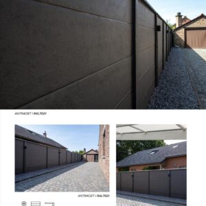 Naturel vlakke BOORDPLAAT 2,45*0,30